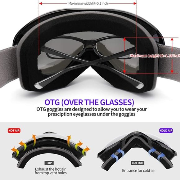 Supertrip snow ski goggles anti-fog 100% - Picture 10 of 10